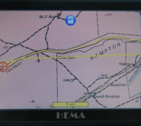 GPS Location of campsite near Madura
