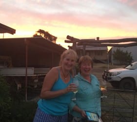 Leonie and a very surprised Marie!