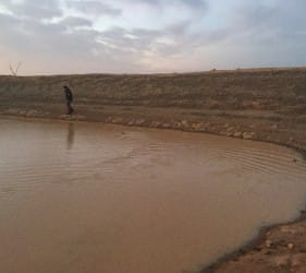 Ian trawling for marron