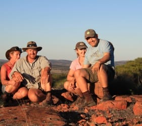 Kylie, Mark, Leonie & Vic - Gawler Ranges, South Australia