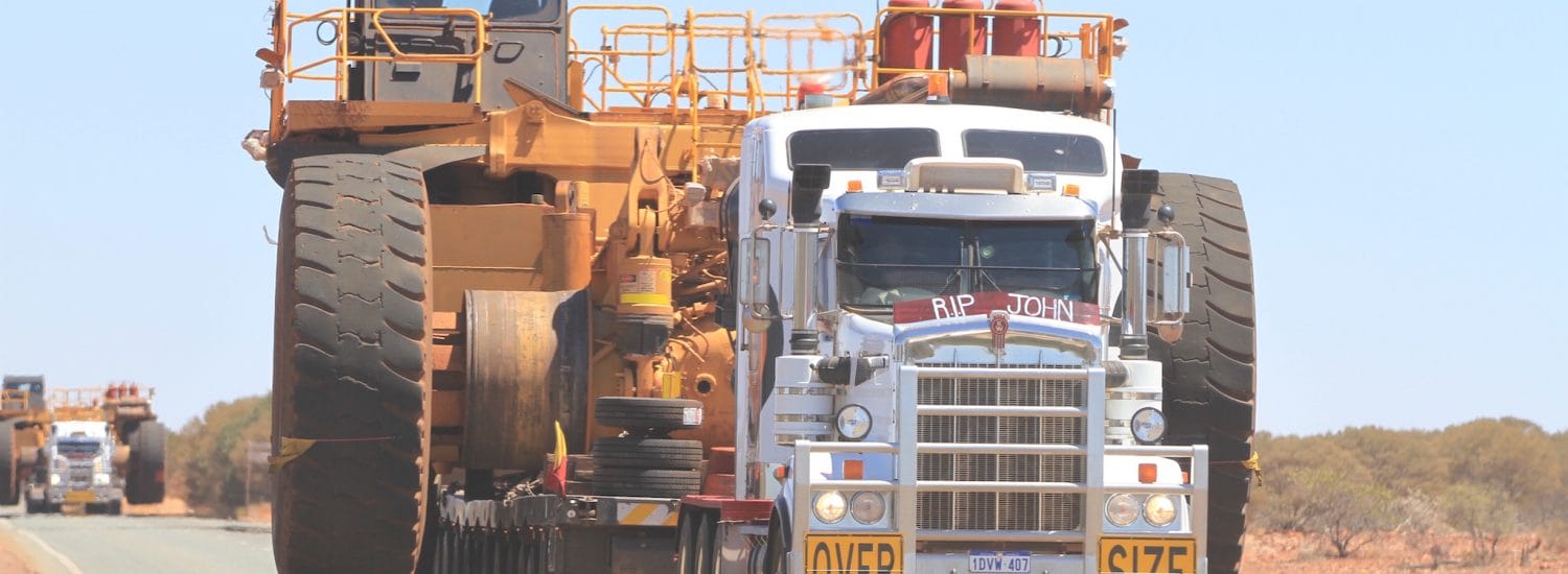 Mega machinery in the Kimberleys