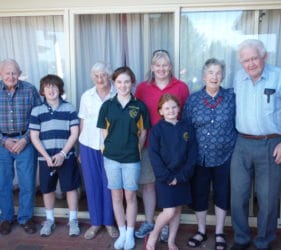 Clare & Jack with Andersons at Eileen & Jim's